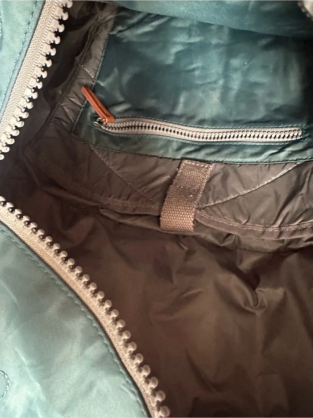 ORI London Bantry B Medium Backpack Teal Green Water Repellent Nylon 15L